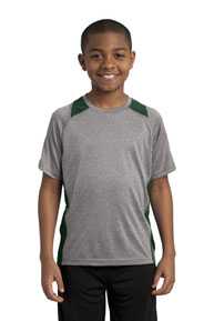 Sport-Tek ®  Youth Heather Colorblock Contender ™  Tee. YST361