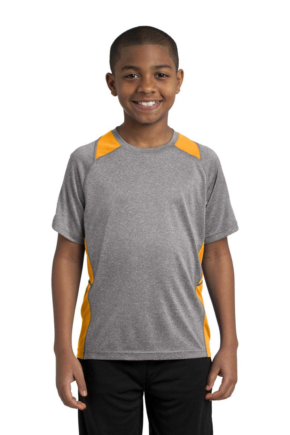 Sport-Tek &#174;  Youth Heather Colorblock Contender &#153;  Tee. YST361