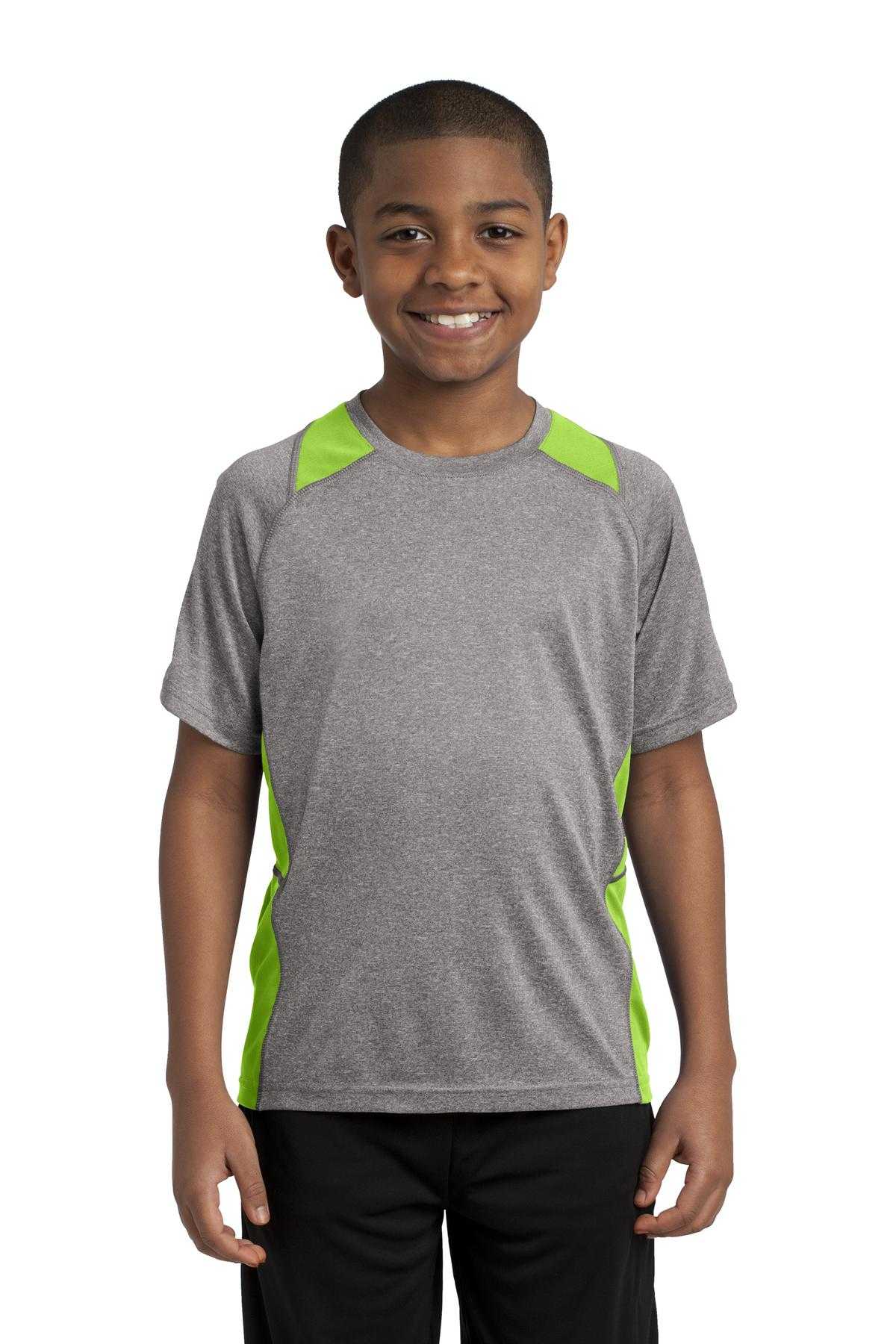 Sport-Tek &#174;  Youth Heather Colorblock Contender &#153;  Tee. YST361
