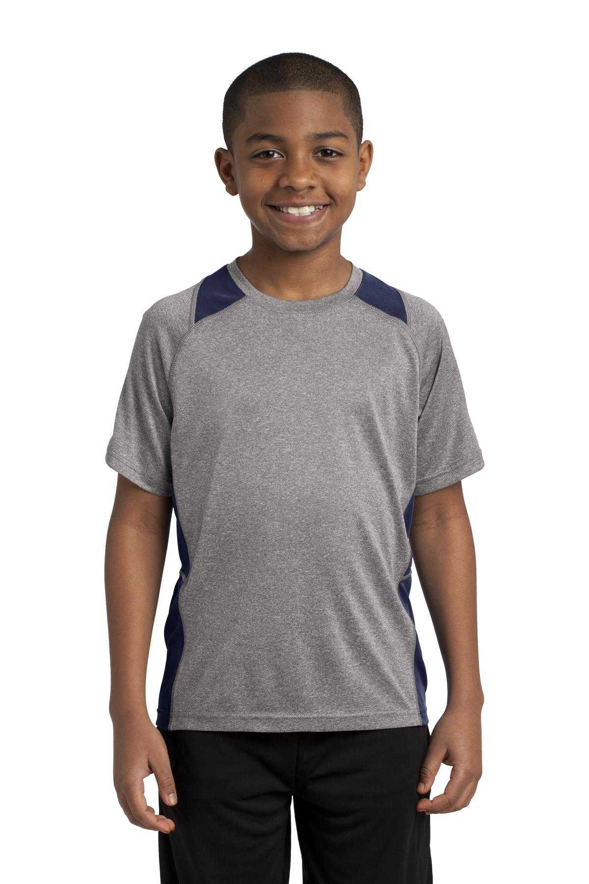 Sport-Tek &#174;  Youth Heather Colorblock Contender &#153;  Tee. YST361