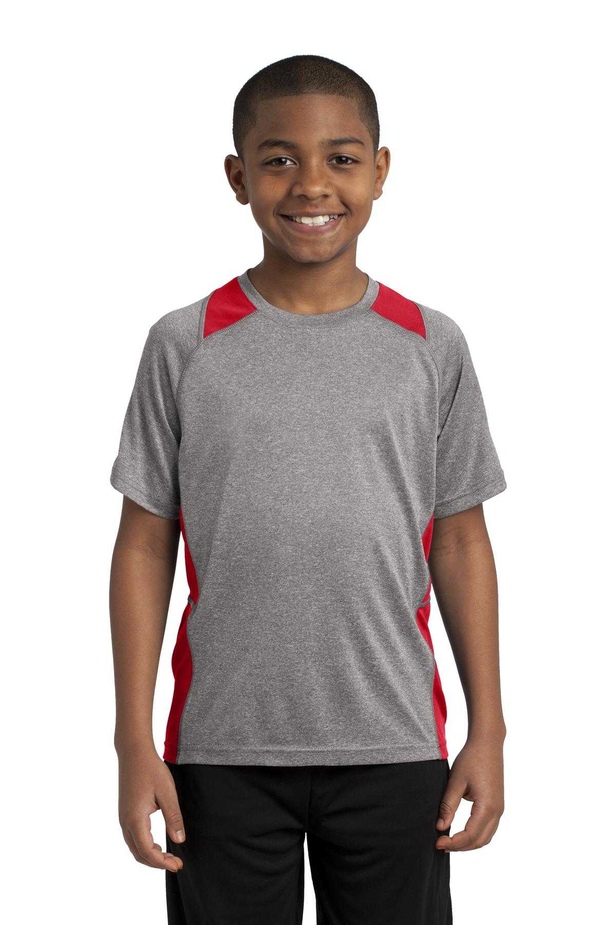 Sport-Tek &#174;  Youth Heather Colorblock Contender &#153;  Tee. YST361