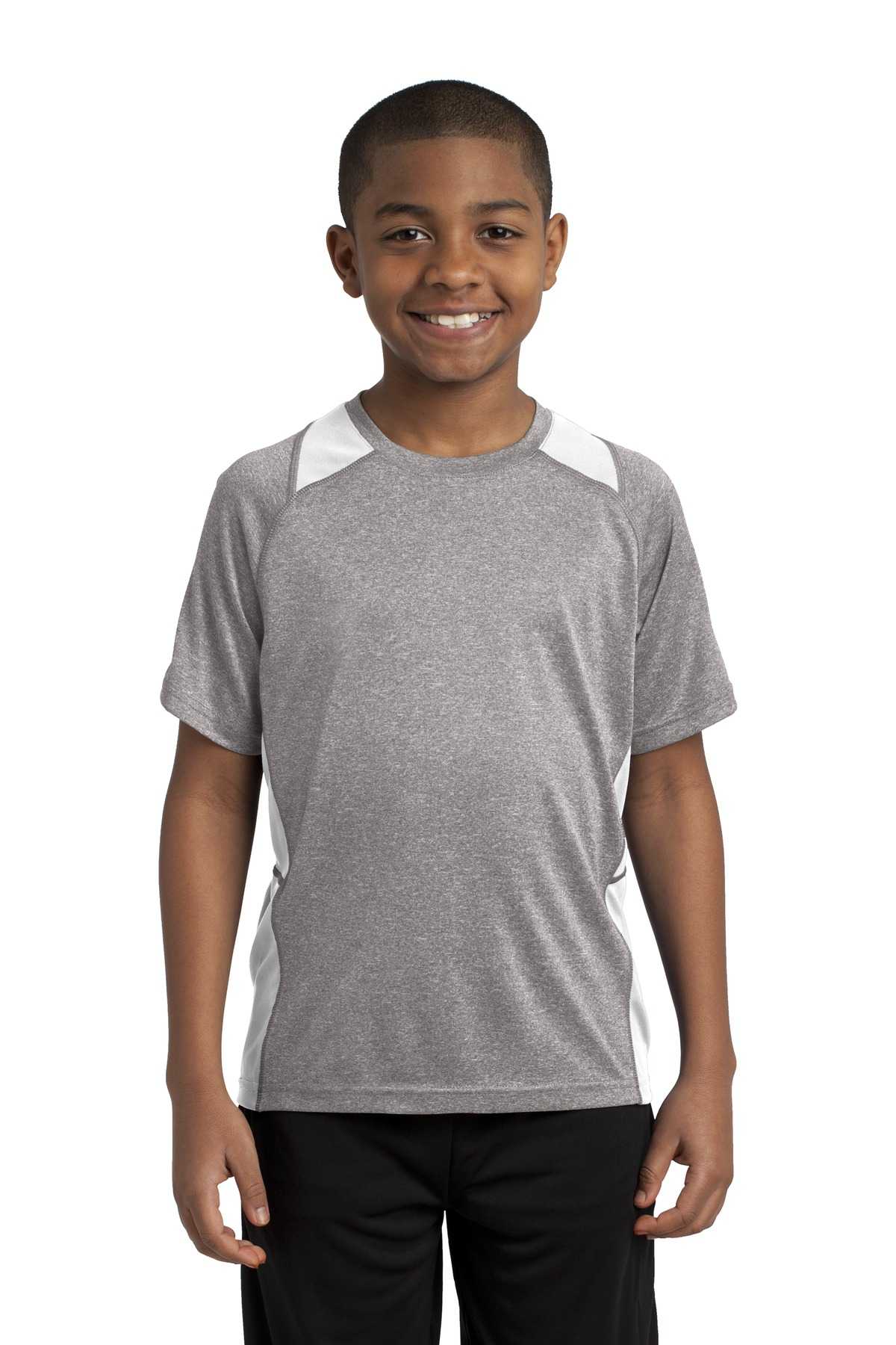 Sport-Tek &#174;  Youth Heather Colorblock Contender &#153;  Tee. YST361