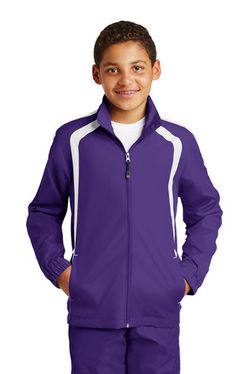 Sport-Tek ® Youth Colorblock Raglan Jacket. YST60 Sport-Tek ® Youth Colorblock Raglan Jacket. YST60