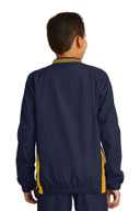 Sport-Tek ®  Youth Tipped V-Neck Raglan Wind Shirt. YST62
