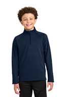Sport-Tek ®  Youth Sport-Wick ®  Stretch 1/4-Zip Pullover YST850