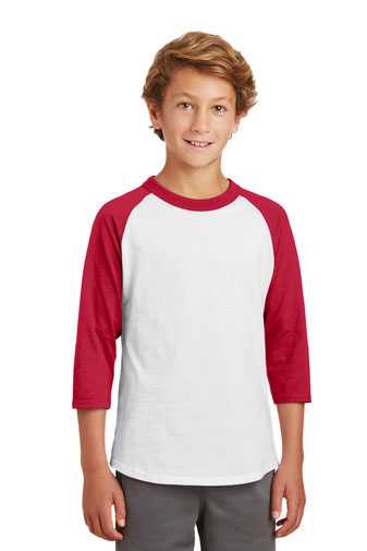Sport-Tek &#174;  Youth Colorblock Raglan Jersey.  YT200