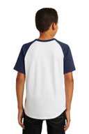 Sport-Tek ®  Youth Short Sleeve Colorblock Raglan Jersey. YT201