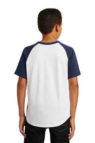 Sport-Tek ®  Youth Short Sleeve Colorblock Raglan Jersey. YT201