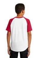 Sport-Tek ®  Youth Short Sleeve Colorblock Raglan Jersey. YT201