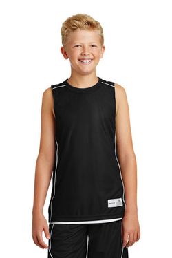 Sport-Tek ® Youth PosiCharge ® Mesh Reversible Sleeveless Tee. YT555 Sport-Tek ® Youth PosiCharge ® Mesh Reversible Sleeveless Tee. YT555