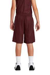 Sport-Tek ®  Youth PosiCharge ®  Mesh Reversible Spliced Short. YT565