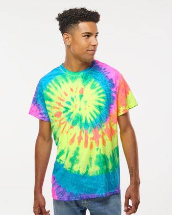 Colortone Multi-Color Tie-Dyed T-Shirt 1000C Colortone Multi-Color Tie-Dyed T-Shirt 1000C