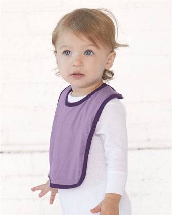 Infant Contrast Trim Premium Jersey Bib