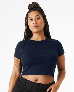 BELLA + CANVAS Women's Micro Rib Baby Tee 1010C BELLA + CANVAS Women's Micro Rib Baby Tee 1010C