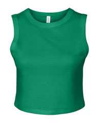 Women's Micro Rib Muscle Crop Tank