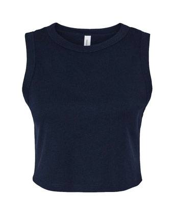 BELLA + CANVAS Women's Micro Rib Muscle Crop Tank 1013C
