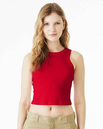 BELLA + CANVAS Women's Micro Rib Racer Tank 1019
