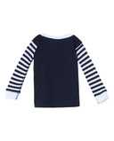 Infant Baby Rib Pajama Long Sleeve Top