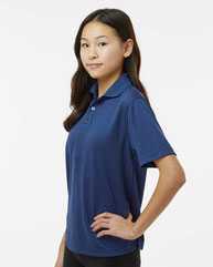 Youth Saratoga Performance Mini Mesh Polo