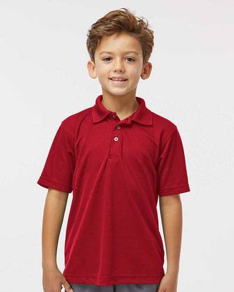 Paragon Youth Saratoga Performance Mini Mesh Polo 108Y