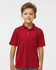 Youth Saratoga Performance Mini Mesh Polo