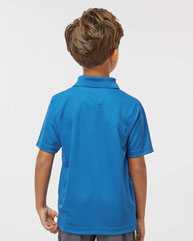 Youth Saratoga Performance Mini Mesh Polo