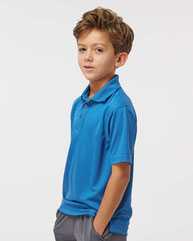 Youth Saratoga Performance Mini Mesh Polo