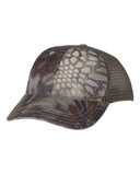 Garment Washed Printed Trucker Cap