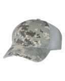 Garment Washed Printed Trucker Cap