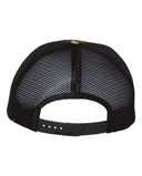 Garment Washed Printed Trucker Cap