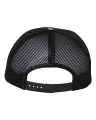 Garment Washed Printed Trucker Cap