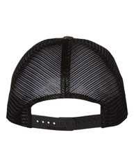 Garment Washed Printed Trucker Cap