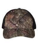 Garment Washed Printed Trucker Cap