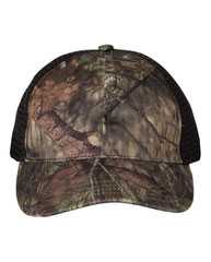 Garment Washed Printed Trucker Cap