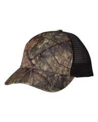 Garment Washed Printed Trucker Cap