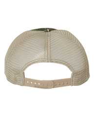 Garment Washed Printed Trucker Cap