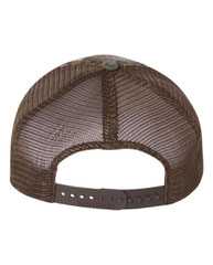 Garment Washed Printed Trucker Cap