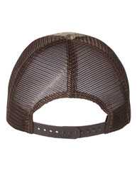 Garment Washed Printed Trucker Cap
