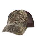 Garment Washed Printed Trucker Cap