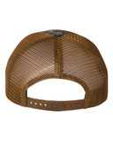 Garment Washed Printed Trucker Cap