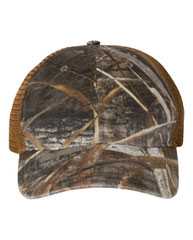 Garment Washed Printed Trucker Cap