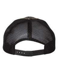 Garment Washed Printed Trucker Cap