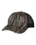 Garment Washed Printed Trucker Cap