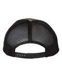 Garment Washed Printed Trucker Cap