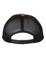 Garment Washed Printed Trucker Cap
