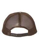 Garment Washed Printed Trucker Cap