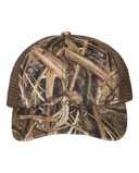 Garment Washed Printed Trucker Cap