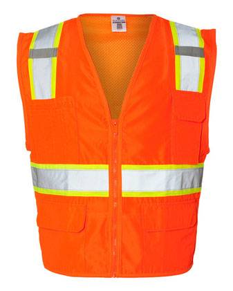 Kishigo Ultra-Cool™ Solid Front Vest with Mesh Back 1163-1164
