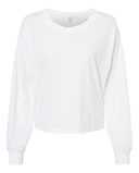 Women's Cotton Jersey Long Sleeve Crop Tee
