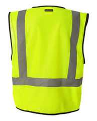 Economy Single Pocket Hook-and-Loop Mesh Vest